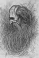 Michael Hensley Drawings, Human Heads 56